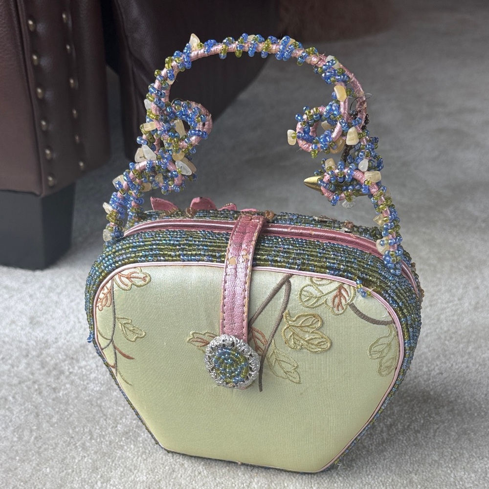 Mary Frances Embellished Floral Handbag - Picture 5 of 16